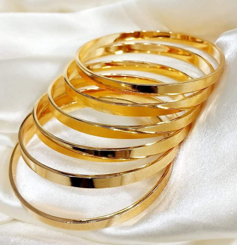 Fancy Golden Bangles